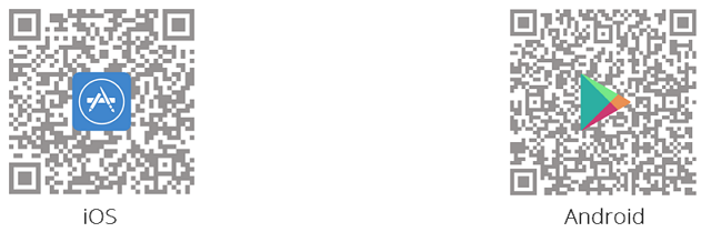 QR-Codes App-Store, Play-Store